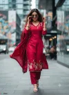 Ff Mall Chanderi Festival Wear Kurti With Bottom Dupatta Collections